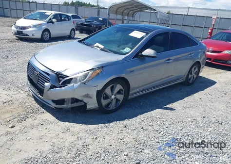 2016 Hyundai Sonata Hybrid Limited z USA, uszkodzony, nr VIN KMHE34L10GA008611
